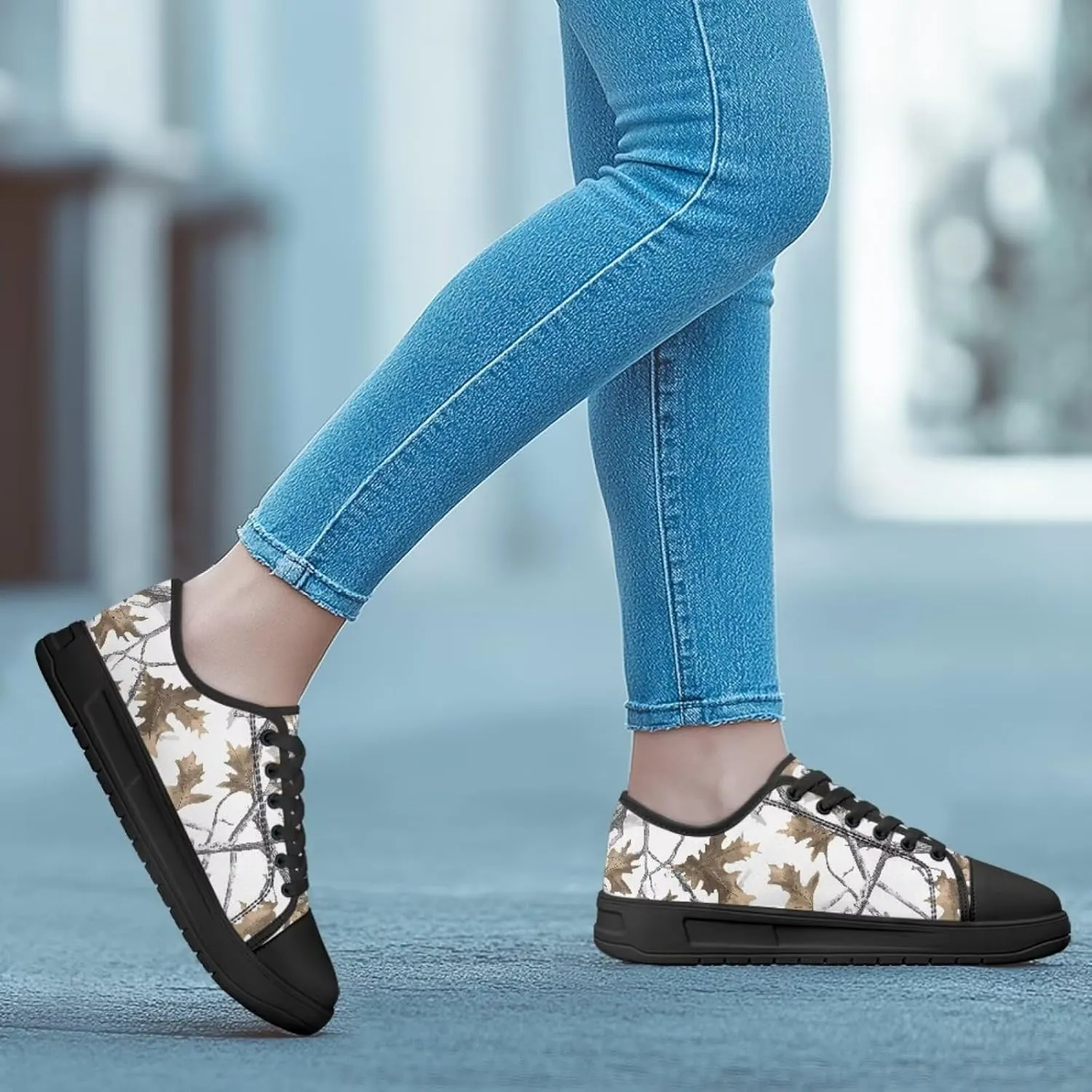 Canvar Shoes for Women Men Lace up Low Top Platform Sneakers for Walking Hiking Running