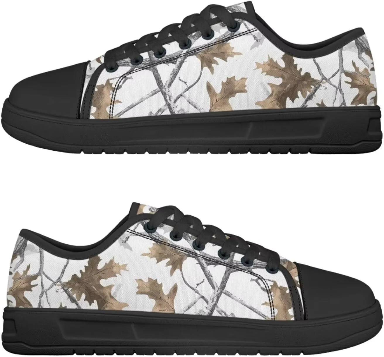 Canvar Shoes for Women Men Lace up Low Top Platform Sneakers for Walking Hiking Running