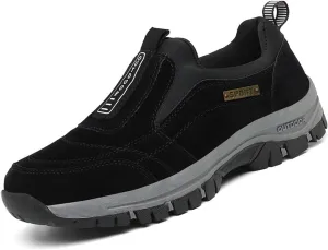 Men's Loafers Fashion Outdoor Sports Shoes Non-Slip Breathable Casual Walking Shoes Slip-on Waterproof Hiking Shoes
