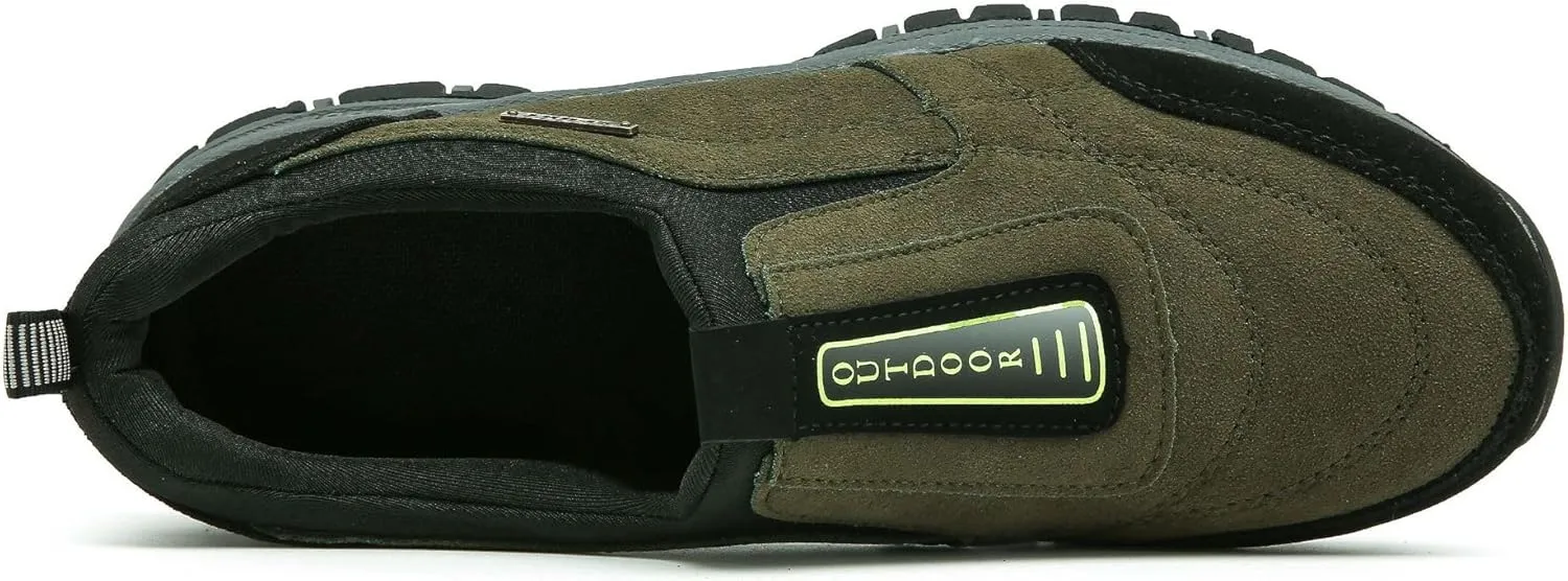Men's Loafers Fashion Outdoor Sports Shoes Non-Slip Breathable Casual Walking Shoes Slip-on Waterproof Hiking Shoes
