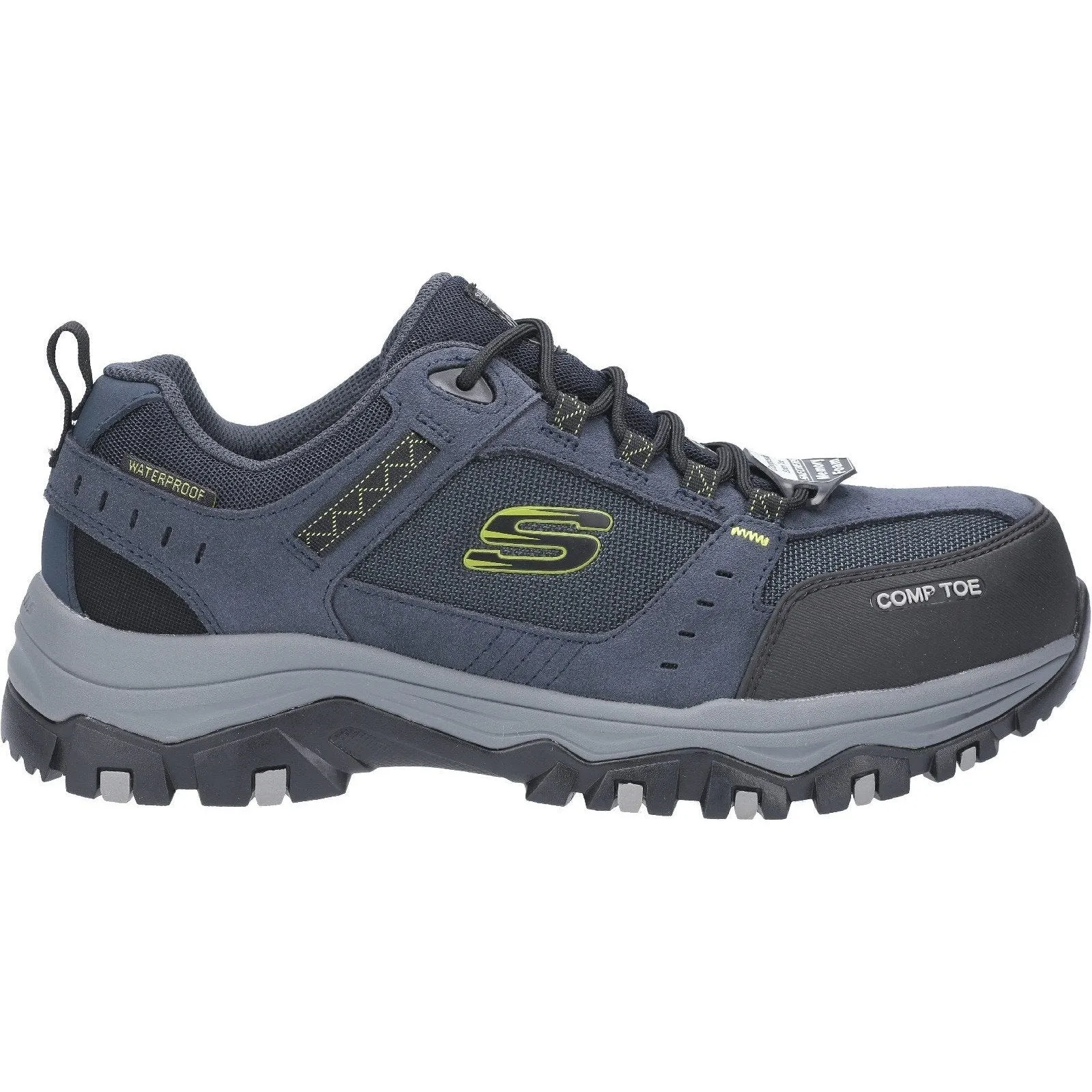Skechers Work Greetah Mens Wide Fit EE Safety Trainer with Composite Toe Cap